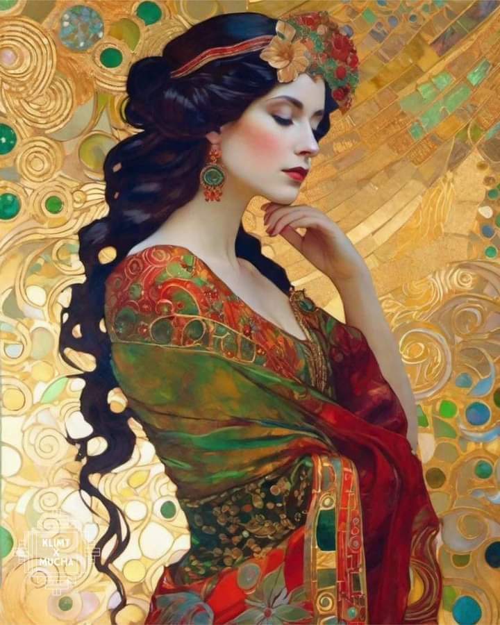 Klimt&Mucha
Gold and Red