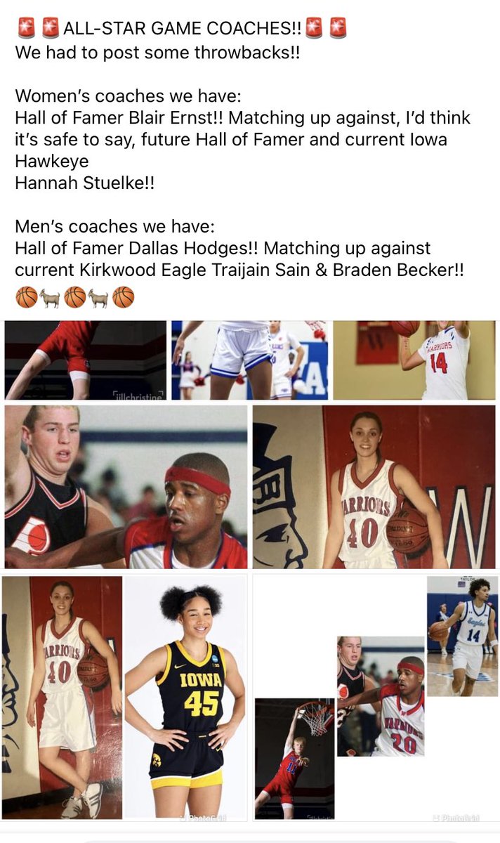 Washington Warriors Basketball (@washbasketball) on Twitter photo Todays the day! Come watch this years Allstar game at Washington high school. Some of the best players in Iowa will be playing- along with Allstar coaches. 6-9pm tonight!! <a href="/jeje66/">Jeff Johnson</a> <a href="/JoeBean2024/">Joe Bean</a> <a href="/LandynMitvalsky/">Landyn Mitvalsky</a> <a href="/kwaevon/">Kwae china🖤</a> <a href="/traijan_sain/">Traijan Sain</a> <a href="/CRWarriorSports/">CRWarrior Activities</a> Todays the day! Come watch this years Allstar game at Washington high school. Some of the best players in Iowa will be playing- along with Allstar coaches. 6-9pm tonight!! <a href="/jeje66/">Jeff Johnson</a> <a href="/JoeBean2024/">Joe Bean</a> <a href="/LandynMitvalsky/">Landyn Mitvalsky</a> <a href="/kwaevon/">Kwae china🖤</a> <a href="/traijan_sain/">Traijan Sain</a> <a href="/CRWarriorSports/">CRWarrior Activities</a>