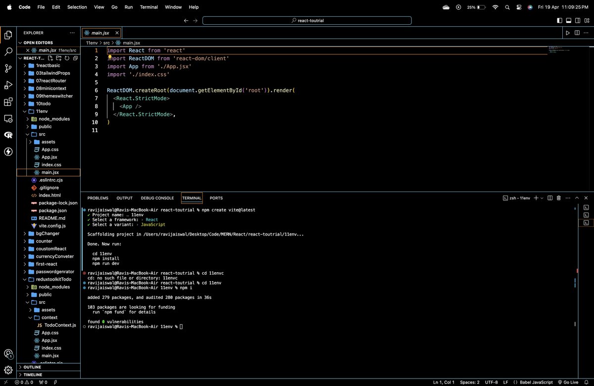 jais_ravi_'s tweet photo. Day 25 of #DSA &amp; MERN journey:

Explored abstraction &amp; abstract classes in Java, enhancing code structure.
Kicked off a new React app 'ENV', diving into frontend magic. #Java #React #ProgrammingProgress https://t.co/CpW6PmnYYs