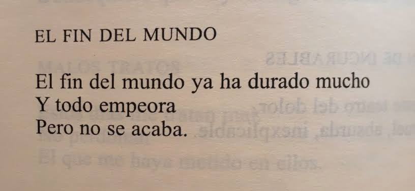 Leo las noticias de los últimos días y me viene a la cabeza lo dicho por José Emilio Pacheco: