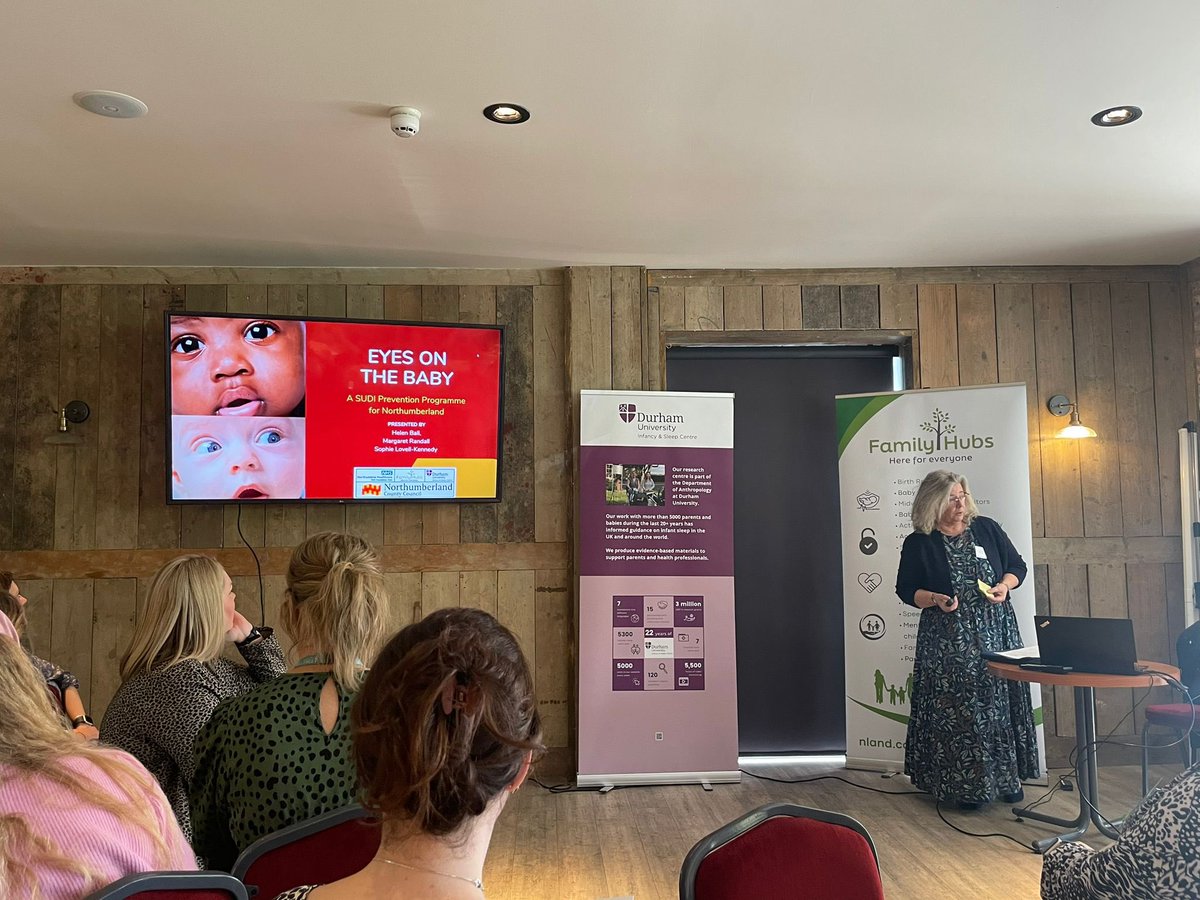 👏 Thanks to all who attended the final workshop event of Eyes on the Baby Northumberland. 

Huge thanks to all our speakers, organisers and the project team. @AnthDurham1 @BasisOnline1 @N_landCouncil @NorthumbriaNHS 
#EyesontheBaby
#SUDIprevention

eyesonthebaby.org.uk/eyes-on-the-ba…