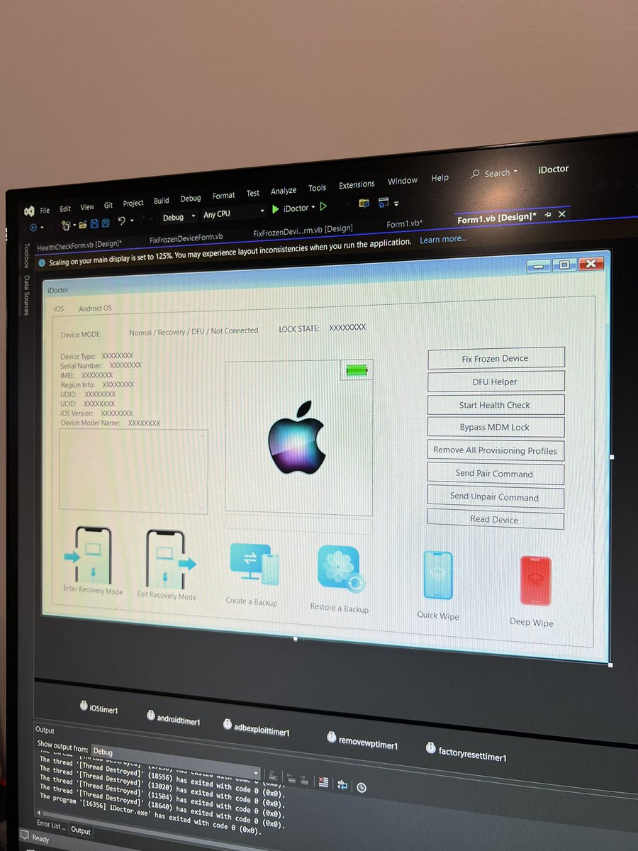 MrCreator1's tweet image. iDoctor - for iOS and Android WIP (3utools Alternative)
All feedback, comment below. Feature ideas and more. This is the tool that will be meant for repair shops and technicians alike.
There’s a few features already added like MDM/Work Profile removal.
Will be free, and a…