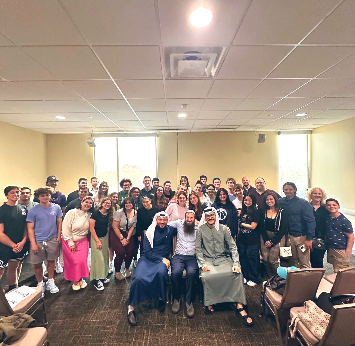 May you all have a blessed Friday and Shabbat Shalom 🙏🏼✡️☪️ We spoke at the University of South Florida, continued to give American students hope, and answered all their questions about the future of our region. We are the real voices from the Middle East that represent its