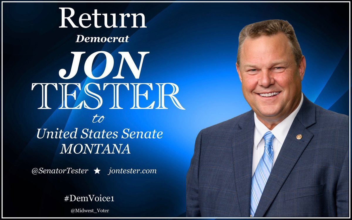 Sen. Jon Tester, @SenatorTester is a 3rd generation farmer from Montana 🔥🔥🔥🔥 Tester is campaigning for a 4th term in one of just four U.S. Senate races considered as toss-ups Tester has rejected criticism, 'This is part of the Republican strategy that they've always had to