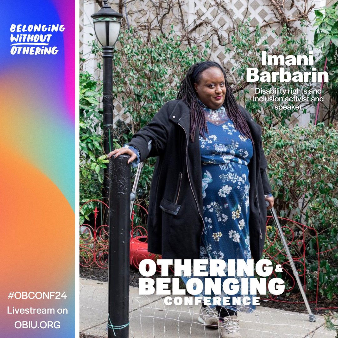 We invite you to attend @Imani_Barbarin's incredibly insightful talk, Who Belongs?, on the #OBCONF24 Mainstage. The talk will explore the connection between disability justice and belonging. You can attend this fantastic talk from the comfort of your home, cafe, or wherever.…