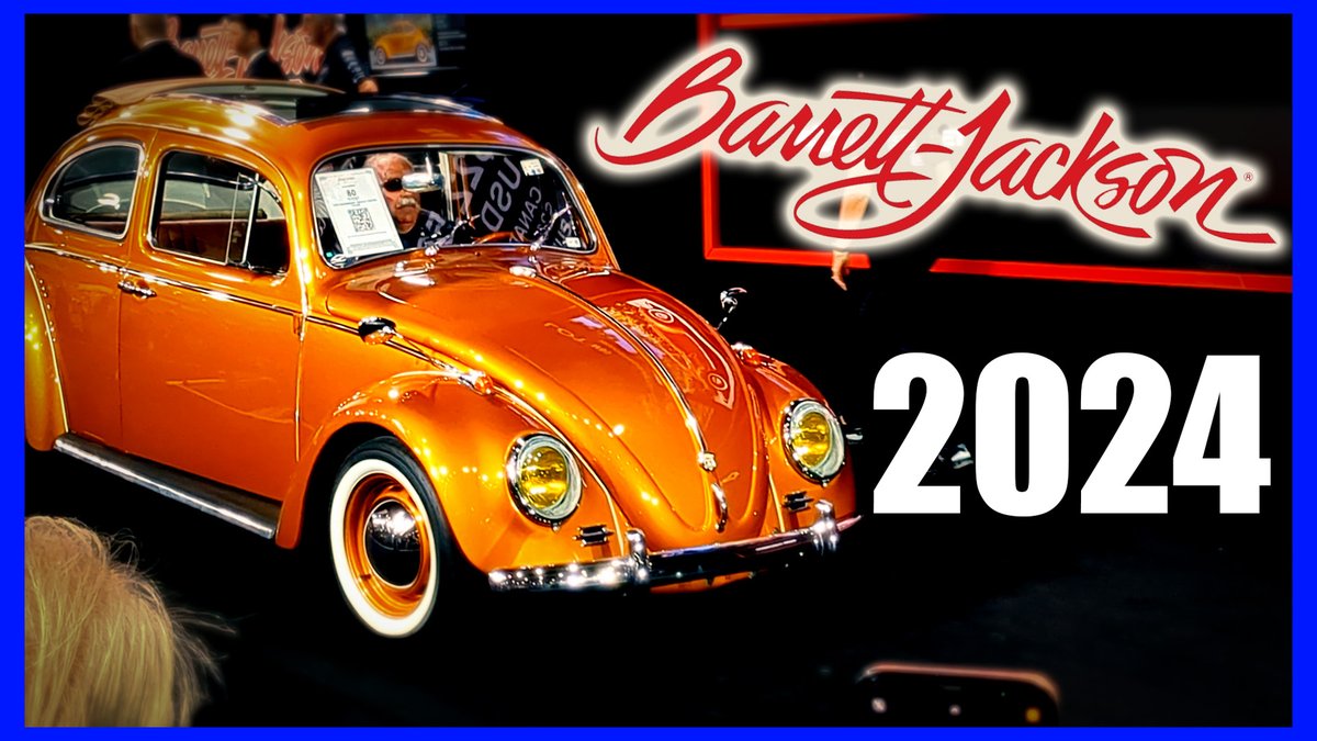 Happy Friday Volks!  Yesterday I went down to the Barrett Jackson Collector Car Auction in West Palm Beach FL 2024.  Very cool collection of VW cars at Barrett this year.  youtu.be/HfKo2CmOLJs

#vw #vwbeetle #vwbug #oldbug #classicvw #vintagevw #barrettjackson #VWforsale