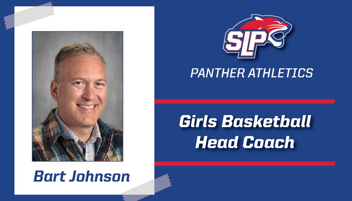 Happy to announce Bart Johnson as the new Head Coach of the Spring Lake Park Girls Basketball Team! #SLPPantherProud