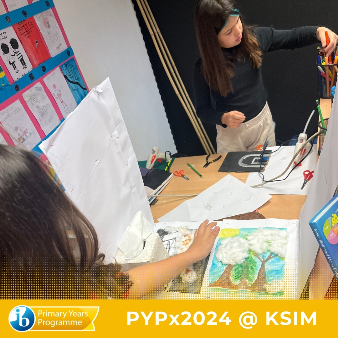 KSI_Montenegro's tweet photo. 🎨💬 Our Year 6 students have been hard at work, gearing up for their PYP Exhibition showcase next week... busily crafting artwork and creating conversation starters that will spark meaningful discussions as an invitation to a conversation'!
#PYPExhibition https://t.co/5IRjYgrv6L
