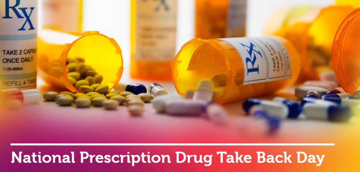 #NationalPrescriptionDrugTakeBackDay is Saturday, April 27, 2024. Prisma Health Richland Trauma Center encourages you to clean out your medicine cabinets & turn in any unused or expired medications. From 10 a.m.- 2 p.m., look for our collection site in front of 9 Medical Park.