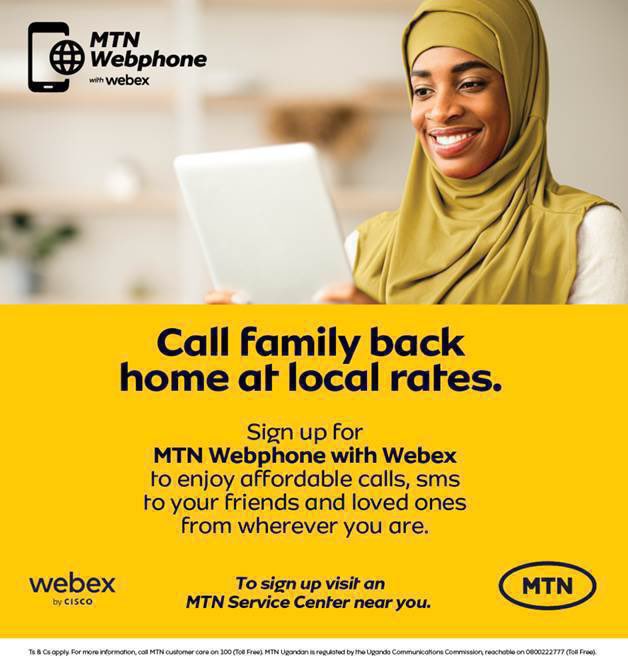 Diaspora guys?! missing family back home and you are trying to look for a cheap way to communicate?! Sign up for the #MTNWebphone with Webex from any Mtn service center near you and enjoy affordable calls & sms to them #TogetherWeAreUnstoppable