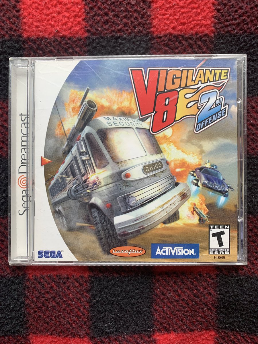 Todays #SegaAtoZ is for the letter V:

Vigilante 8 2nd Offense. 

This may be a hot take but I always enjoyed these more than Twisted metal.

 I think it was a combination of how you unlocked everything, with enjoying the vehicles and special abilities more.