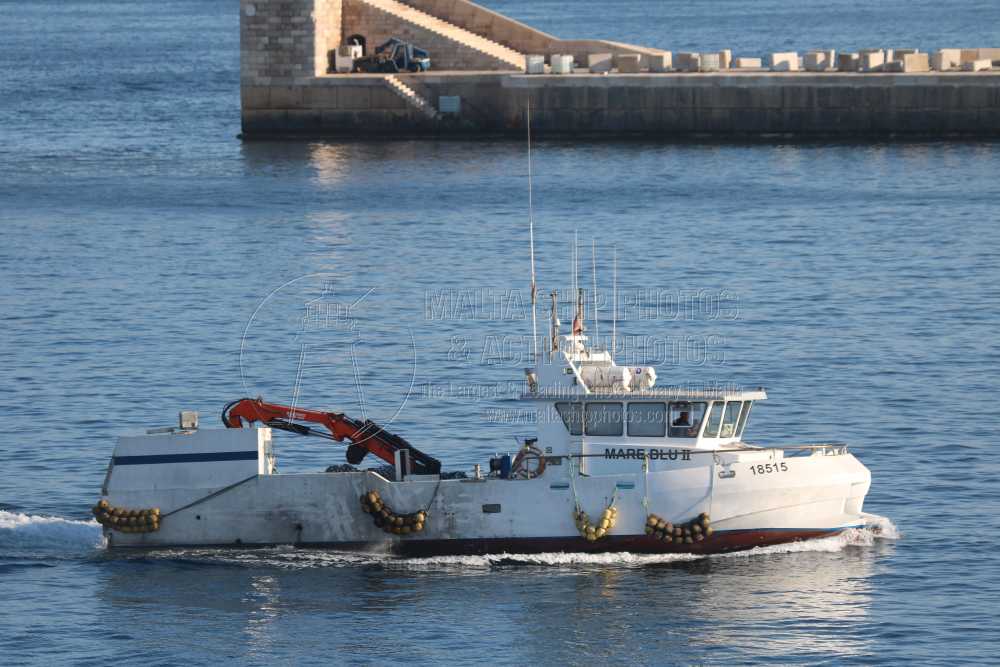 #Fishingsupportvessel #MAREBLU_II  #leaving #grandharbourmalta - 24.07.2020  - maltashipphotos.com - NO PHOTOS can be used or manipulated without our permission