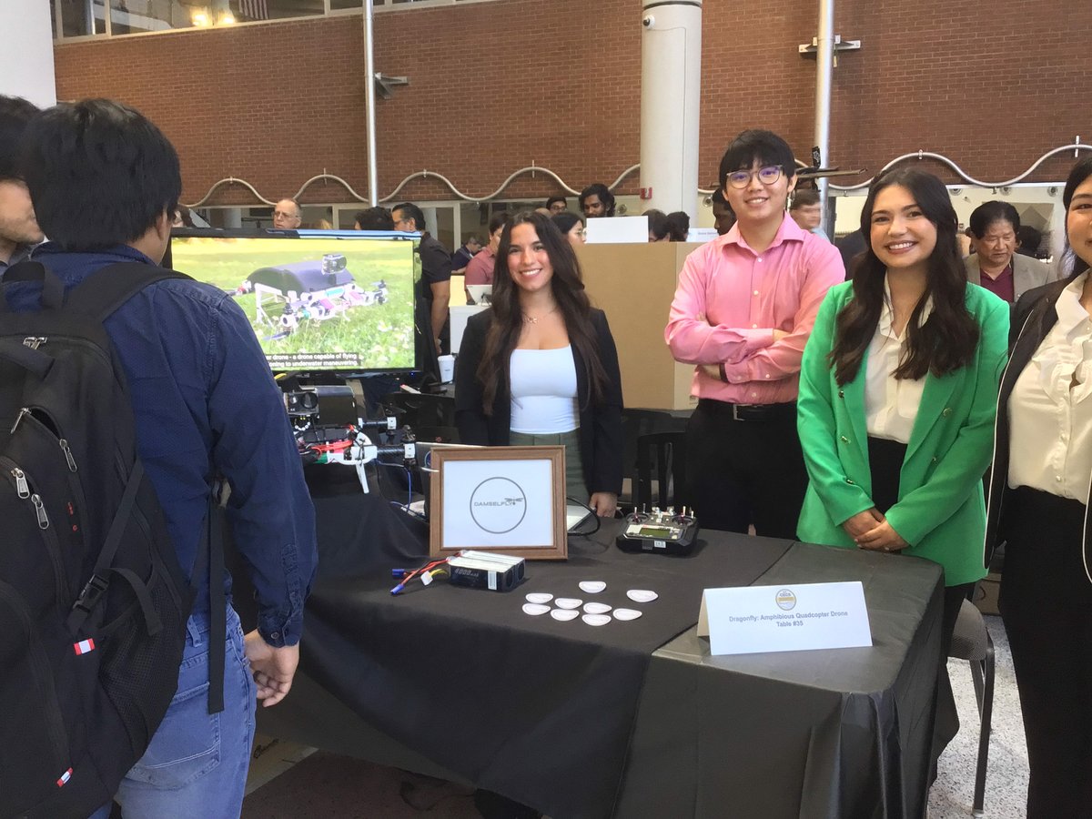 We're proud to see our students at Senior Design today! Swing by the ENG II atrium to see all of the projects and check back later to find out the winners!