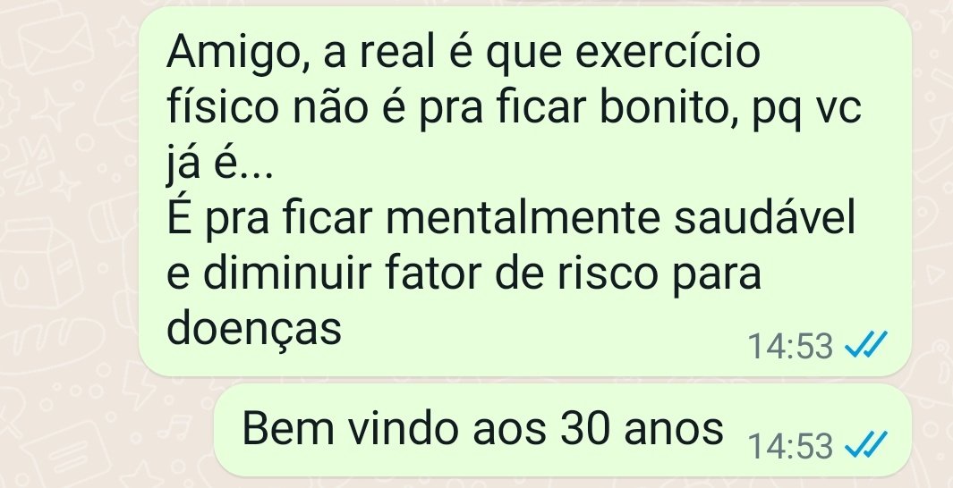 MandaSadia's tweet image. O motivo que eu malho