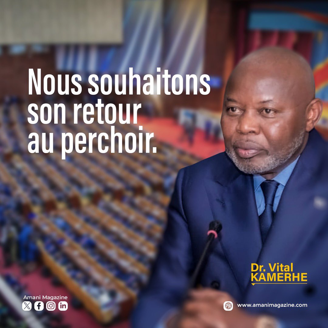 Henri MAHANGU (@mahanguhm) on Twitter photo #RDC C’est le 🇨🇩 et la démocratie qui gagneront.
Le 2ème mandant du Président de la République devra être porté par un niveau très élevé d’arbitrage au sein de l’hémicycle. Et dans l’histoire de ce pays, seul MWALIMU, seul <a href="/VitalKamerhe1/">Vital Kamerhe</a> a su installer et exercer cet équilibre. #RDC C’est le 🇨🇩 et la démocratie qui gagneront.
Le 2ème mandant du Président de la République devra être porté par un niveau très élevé d’arbitrage au sein de l’hémicycle. Et dans l’histoire de ce pays, seul MWALIMU, seul <a href="/VitalKamerhe1/">Vital Kamerhe</a> a su installer et exercer cet équilibre.