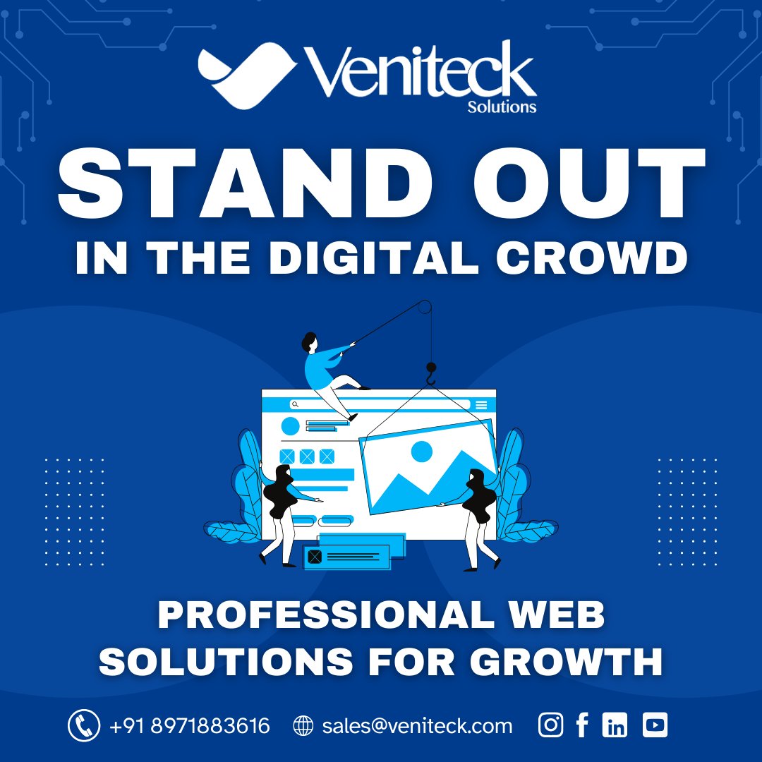 Experience the power of tailored web development solutions designed to meet your unique needs.
.
Visit Now
Instagram-bitly.ws/33szt
Website- veniteck.com
Call- +91 8971883616
.
#VeniteckSolutions #Veniteck #softwaresolutions #webdevelopment #websitedevelopment