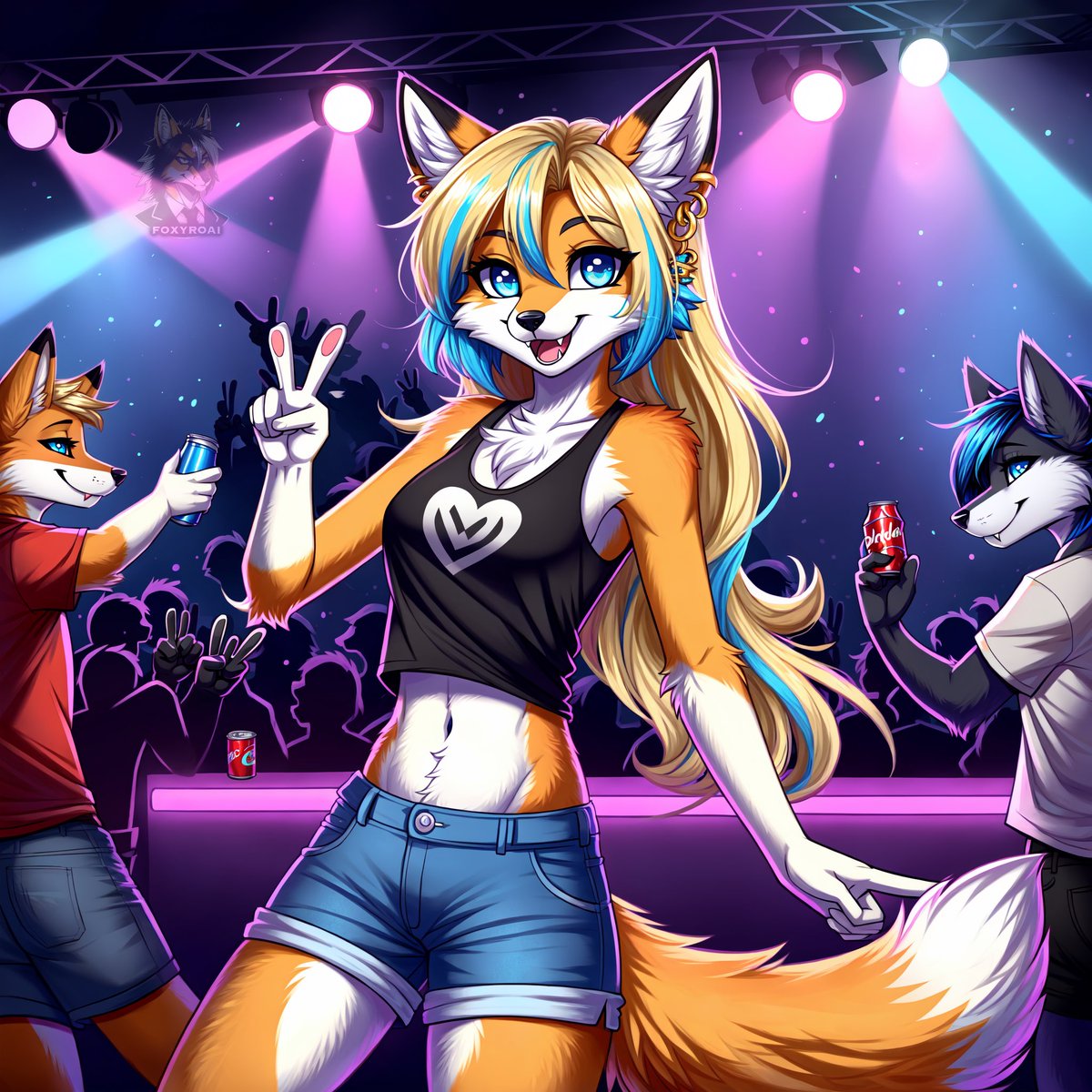 Let’s hit the floor!

#furry #furryaiart #AIArtCommuity