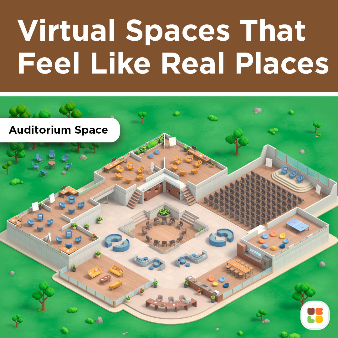 #Welo offers a variety of visually engaging🤩 virtual spaces, like our Auditorium Space. Experience the real-life feeling of assembling your group or team for a gathering or presentation in the auditorium.
#Auditorium #VirtualEvents #TeamGathering #Interactive #Presentation