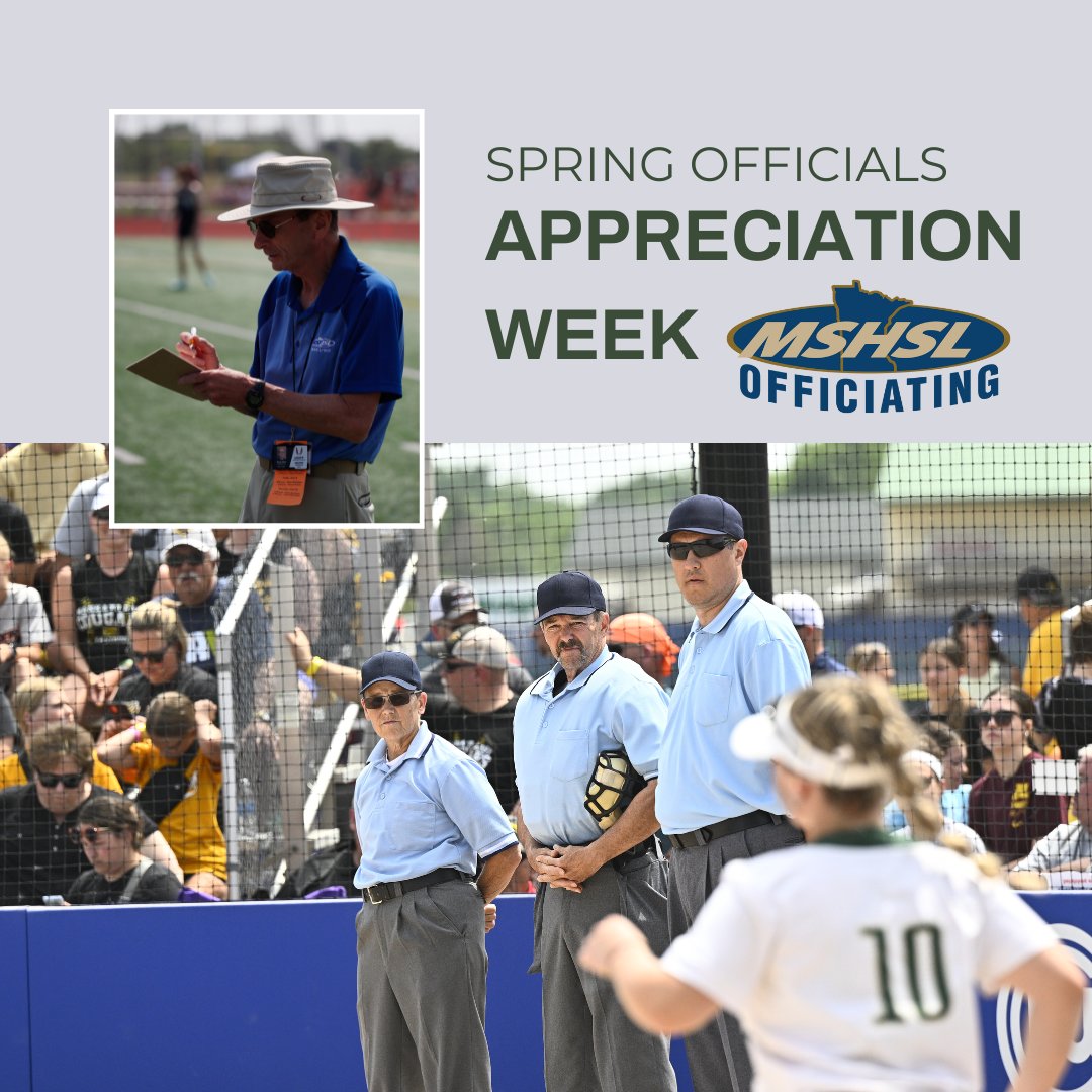 As we wrap up Spring Officials Appreciation week, we also want to thank all of the Judges who help out with our activities such as Debate, Speech, Visual Arts, Music and One Act Play. Without them, these events wouldn't be possible. If you know a High School Official or Judge,