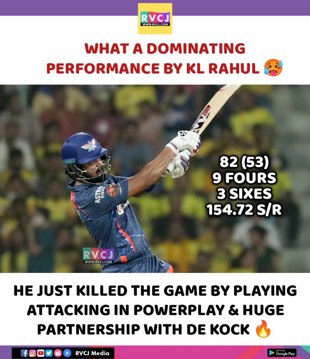 RVCJ_FB's tweet photo. Captaincy Innings by KL Rahul 🔥🫡 https://t.co/xIkkimEt9i