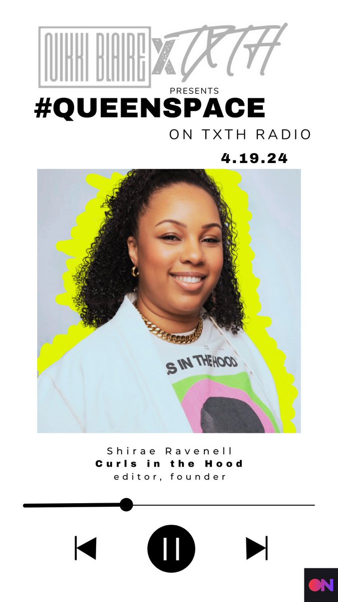 nikkiblaire's tweet photo. Today’s episode of
#QUEENSPACE👑radio show on @txthradio is packed & I’m feeling myself!
@enerki_wellness is byke w/ an #EarthDay reiki session for our root chakra & @curlsinthehood comes thru too!!!!
#LISTENLIVE on @STATIONHEAD: https://t.co/wwxf1lc19g https://t.co/gjBaohUQBk