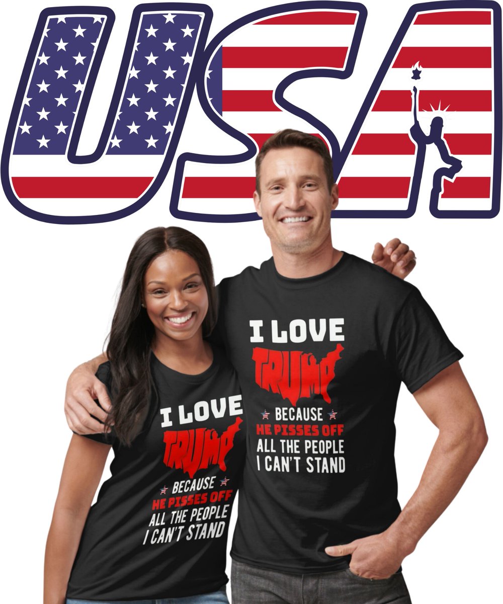 'Show your love for the controversial leader! Get this 'I LOVE TRUMP BECAUSE HE PISSES OFF ALL THE PEOPLE I CAN'T STAND' shirt and express your opinion in your own way. 💥 #TrumpSupport #PoliticalSatire #FreedomOfExpression'
Link✅ : zazzle.com/i_love_trump_b…