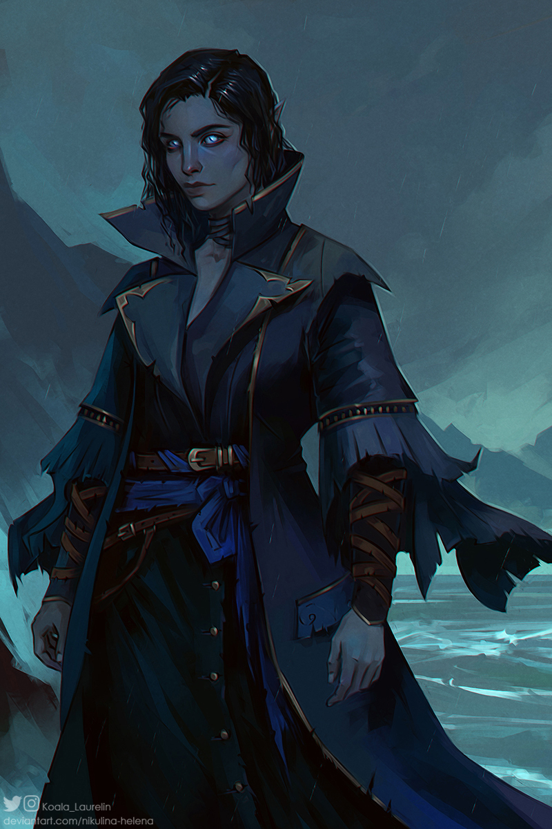 Commission.💙🌊🌫️
#Commission #commisionsopen #DnDcharacter
