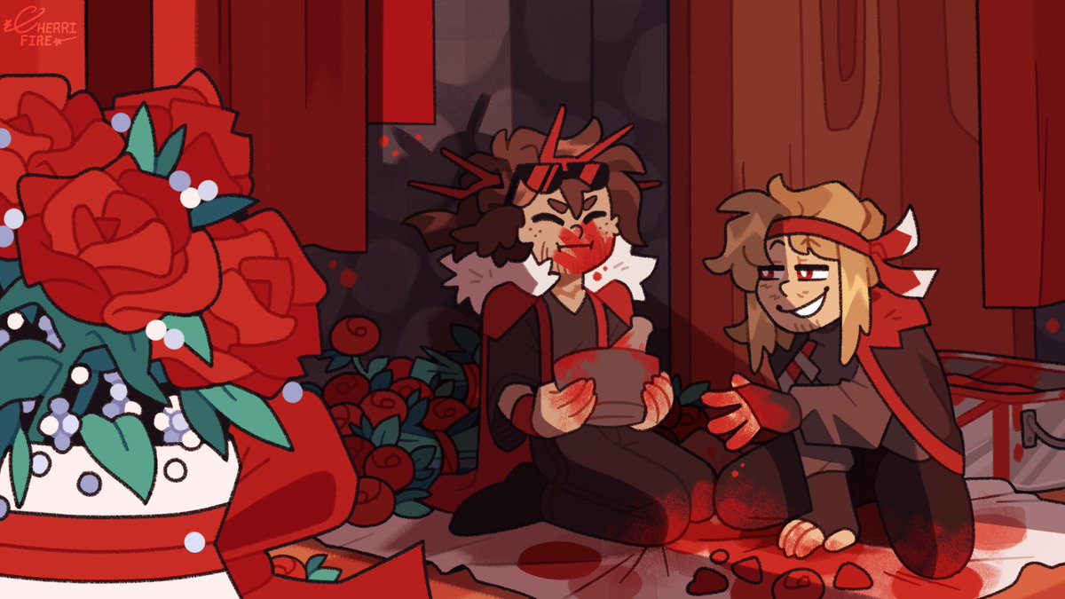 Rose-stained banners for the king 🌹🖌️ [#traffictwt @InTheLittleWood @renthedog]