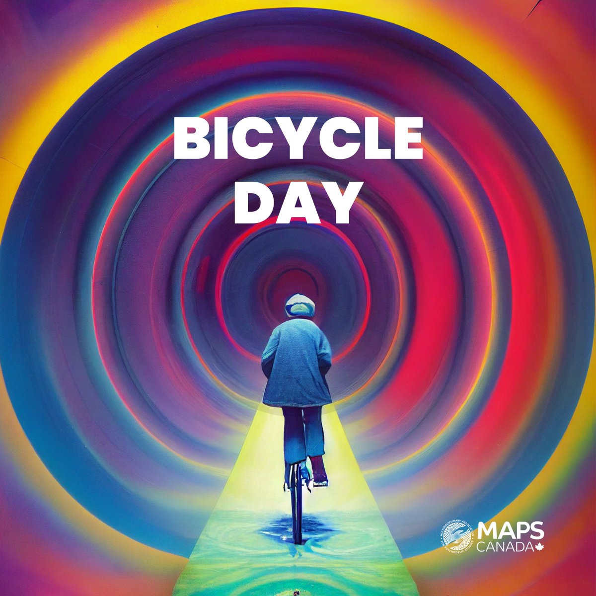 Today, we honour Bicycle Day, reflecting on the profound impact of psychedelic exploration. Let's continue fostering understanding and healing in our communities. 📷 #BicycleDay #PsychedelicResearch