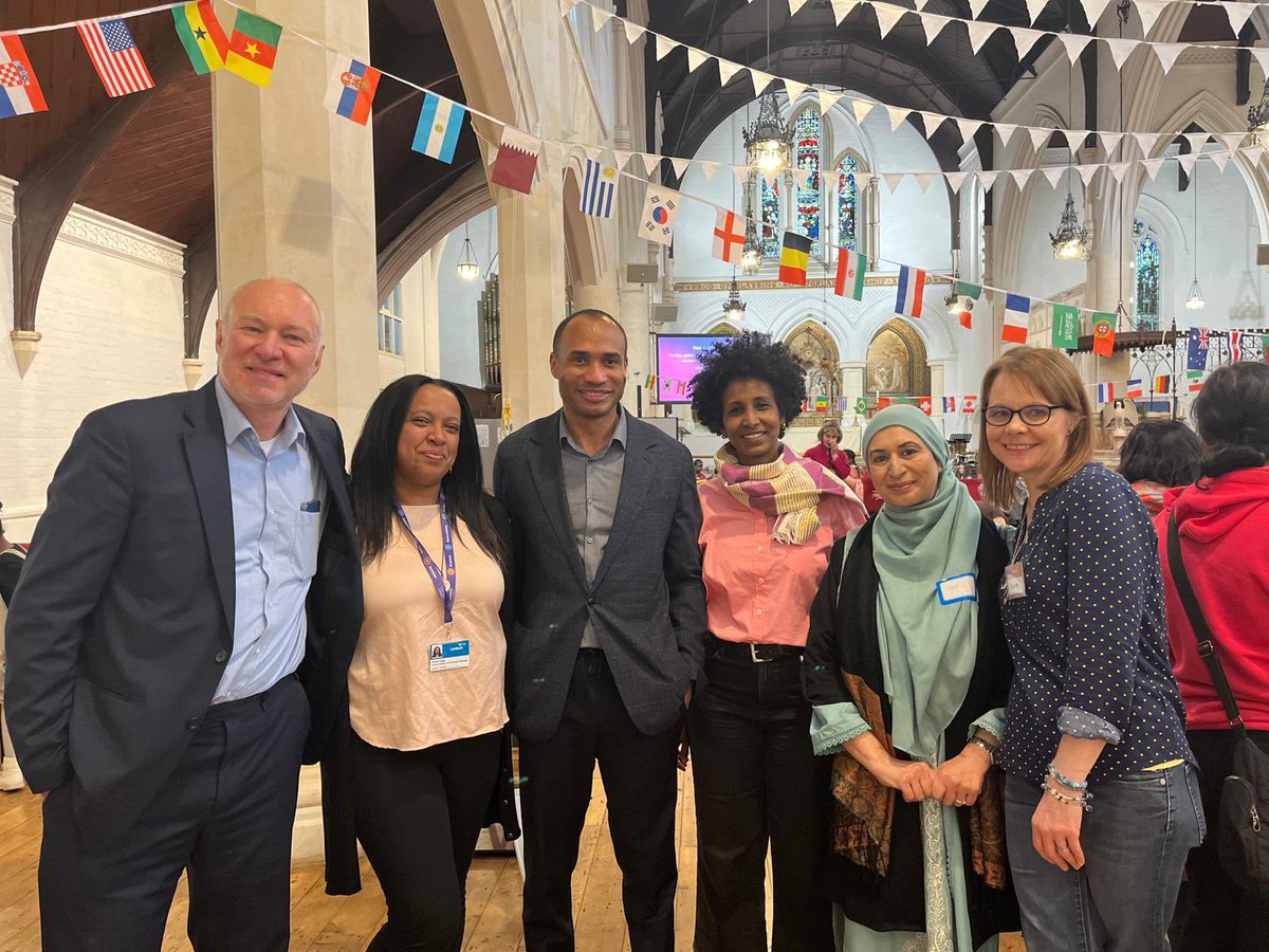 Jim4Dartford's tweet photo. Another wonderful Eid celebration for Sanctuary Seekers in our hotels organised by the team @lambeth_council great to be joined by CEO @BayoDosunmu @Care4Calais @adem_ibtisam @newvision4women &amp; to catch up with Sara on of our refugees from Sudan; huge thanks to @ascensionbalham https://t.co/acyxlluozR