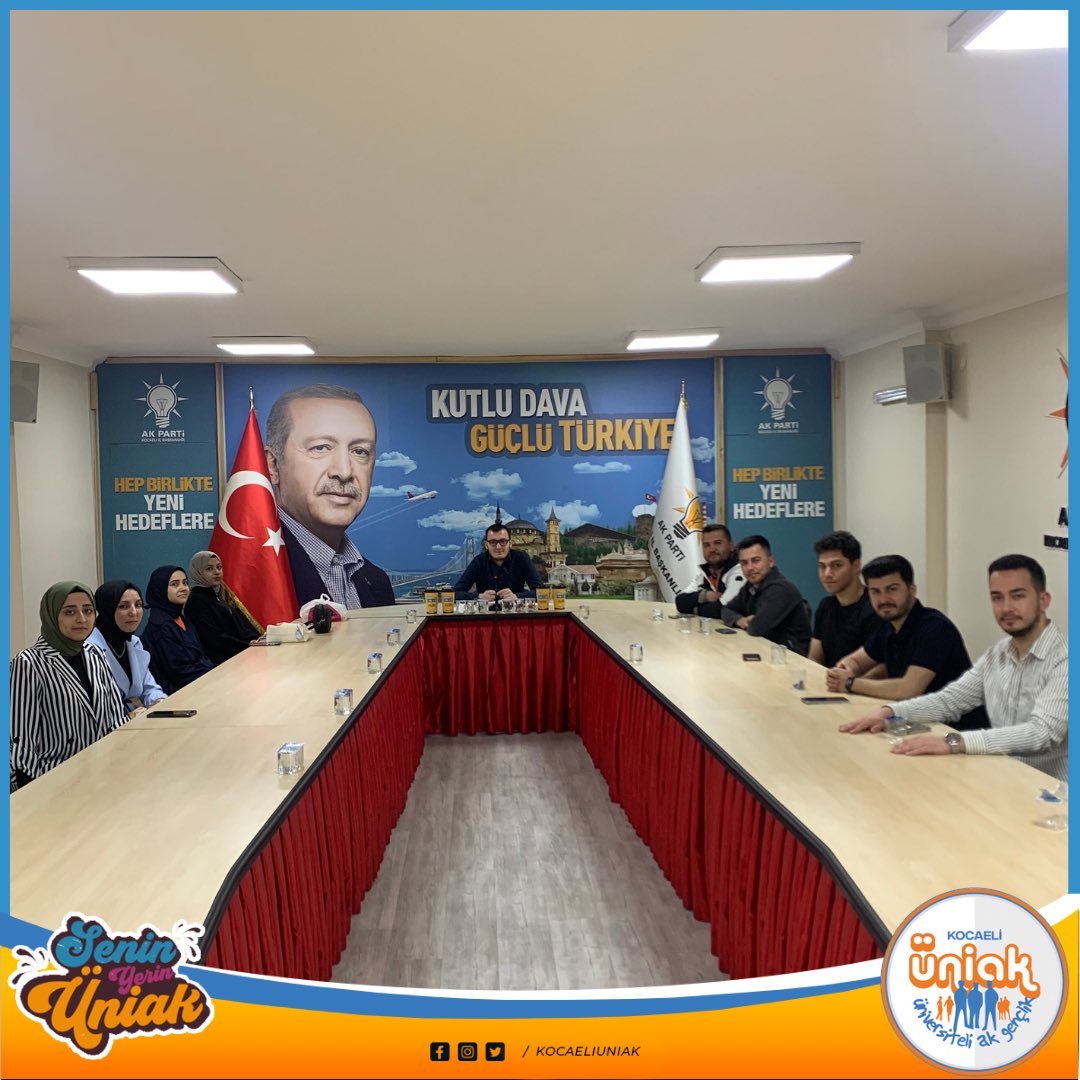 Üniversiteler Başkanımız Orçun ARSOY Ve ÜniAK Ekibimiz İle Birlikte Üniversiteli AK Gençlik Buluşmaları Projemiz Kapsamında Toplantımızı Gerçekleştirdik. #KocaeliÜniAK