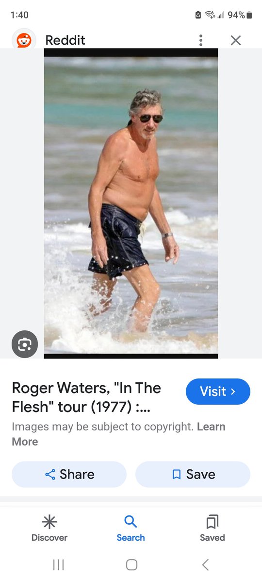 Roger Waters from The Pink Floyd band had a double mastectomy 👇 🫣