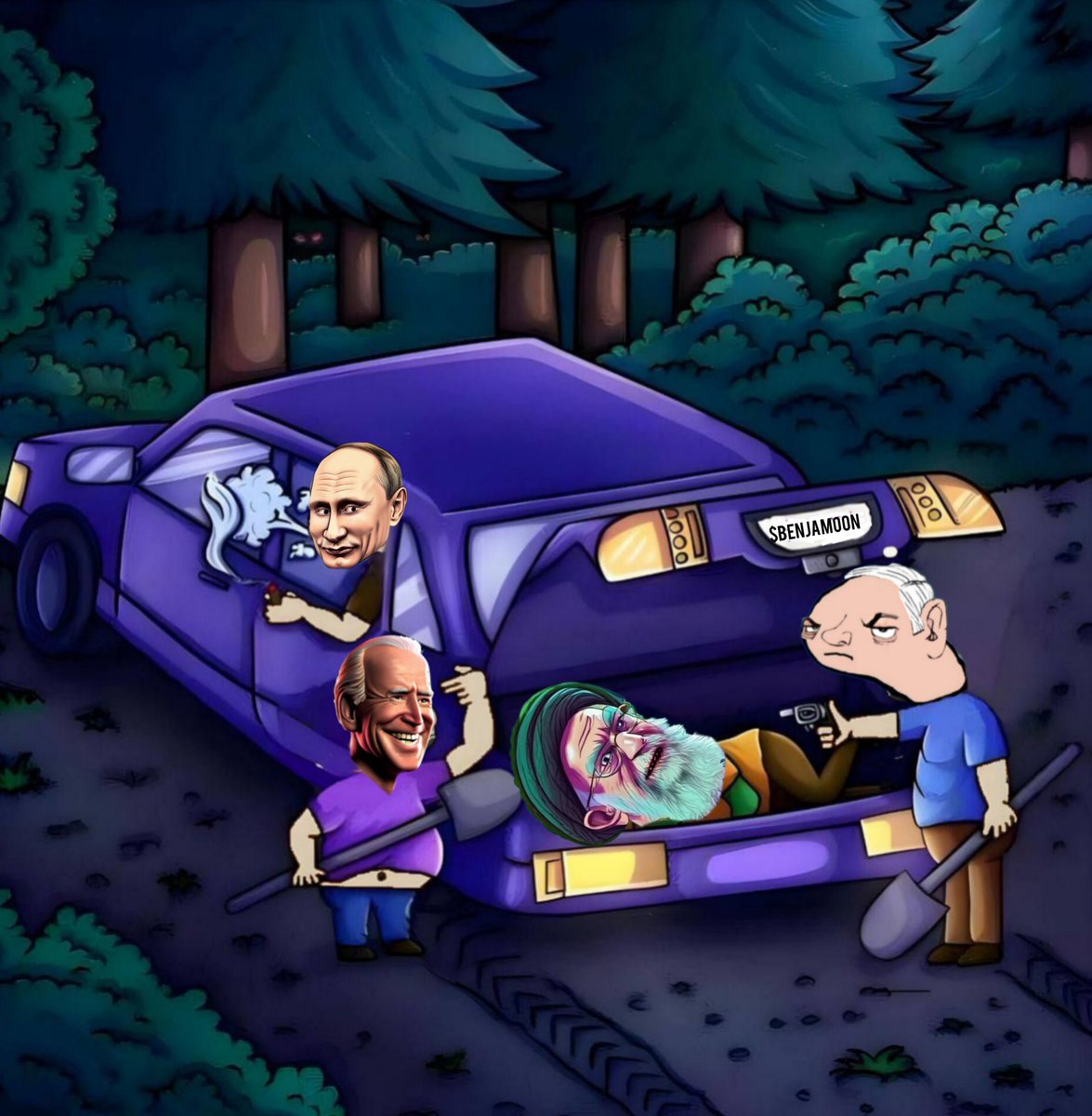 notpowell64's tweet photo. @unusual_whales Khomeini's plans get derailed by unexpected guests! 🤣
Join #BENJAMOON : https://t.co/OPGm0AfU08 https://t.co/hvhwzTmkGu