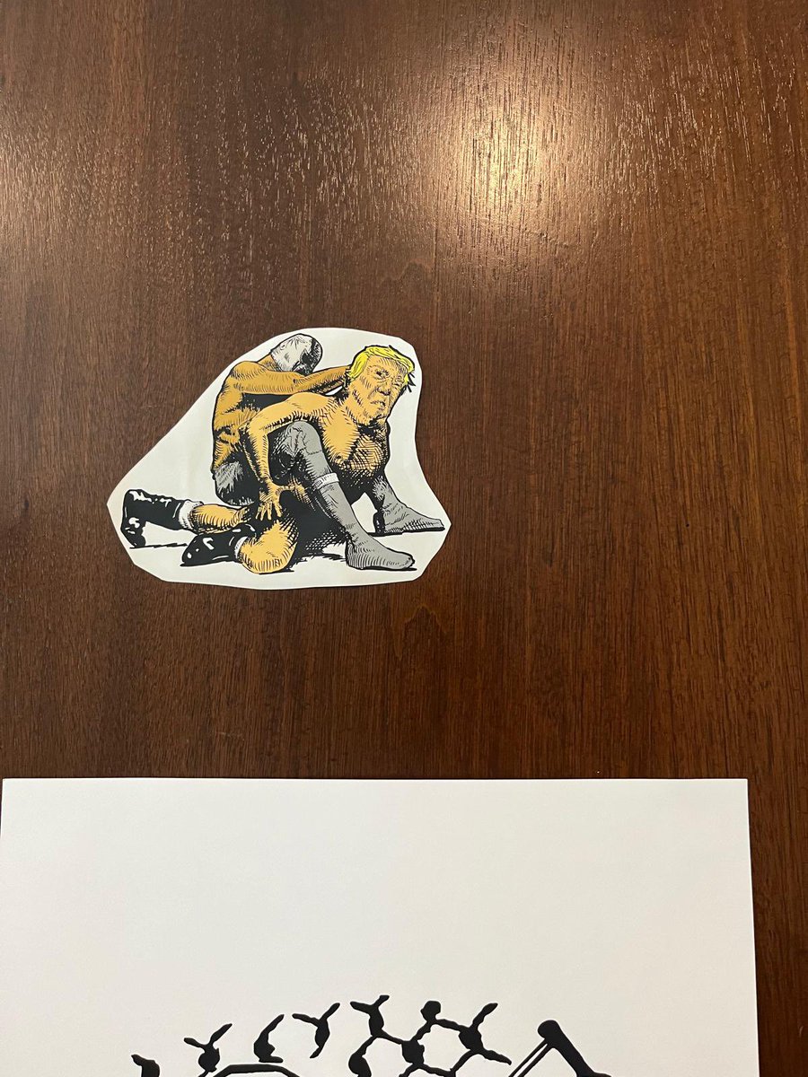 The office door of @ProfKFranke of @ColumbiaLaw. Recall Franke was mentioned multiple times at the @EdWorkforceCmte hearing on Wednesday within the context of the “discriminatory statements” she has made, so acknowledged by @Columbia University President Minouche Shafik under