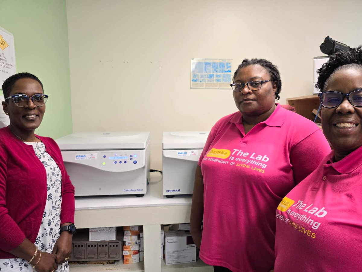 Laboratories were a major pillar in the fight against the #COVID_19. Thier coutinued strengthening is needed for dealing with future emergencies. With support from <a href="/usaidescarib/">USAID/Eastern and Southern Caribbean</a>, <a href="/pahowho/">PAHO/WHO</a> has donated equipment to <a href="/antiguabarbuda/">Antigua & Barbuda</a> laboratory. <a href="/PAHOemergencies/">PAHO/WHO Emergencies-OPS/OMS Emergencias</a>
