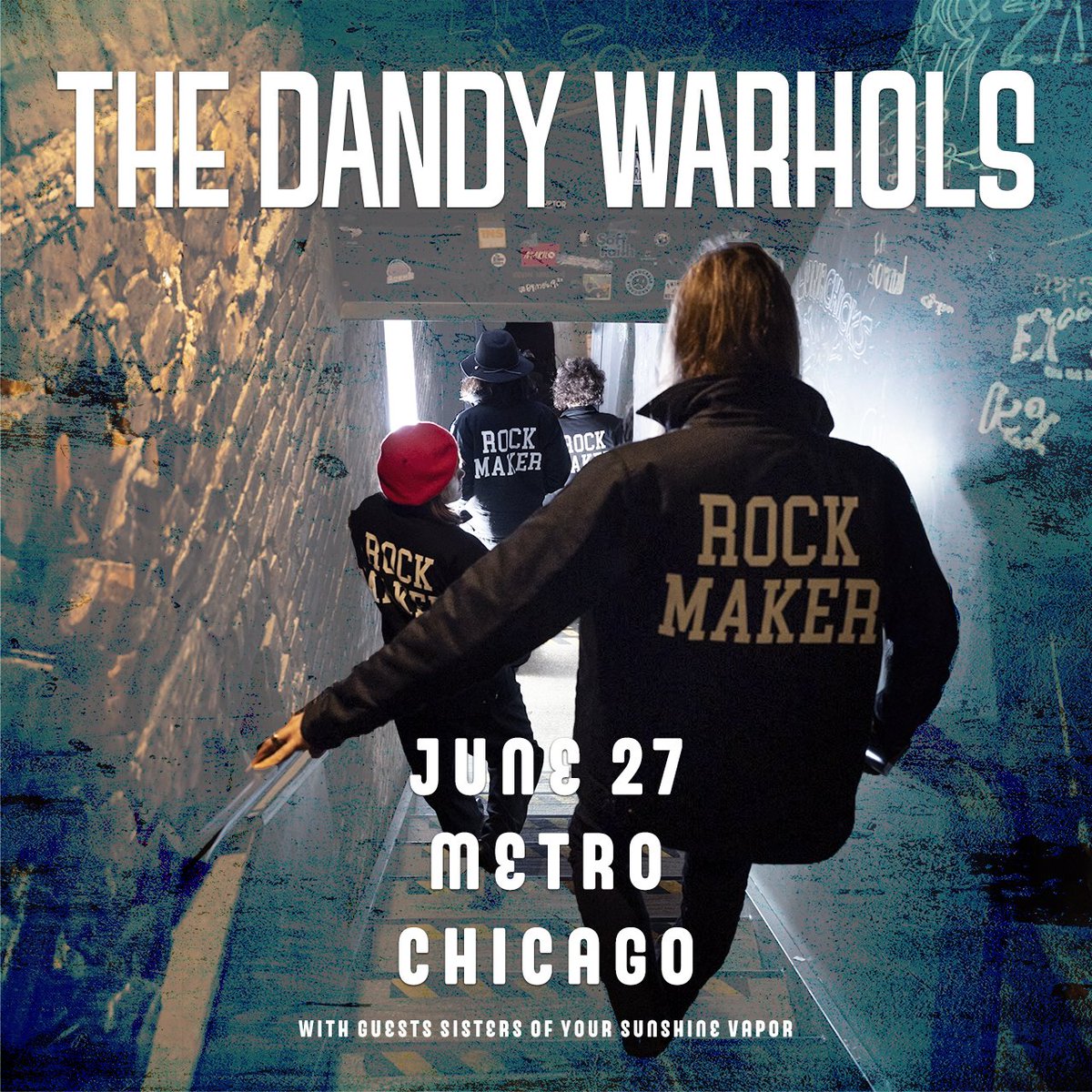 🇺🇸 The Dandy Warhols LIVE Thursday June 27th at @MetroChicago with guests @SOYSV. 🎟 bit.ly/TDW062724