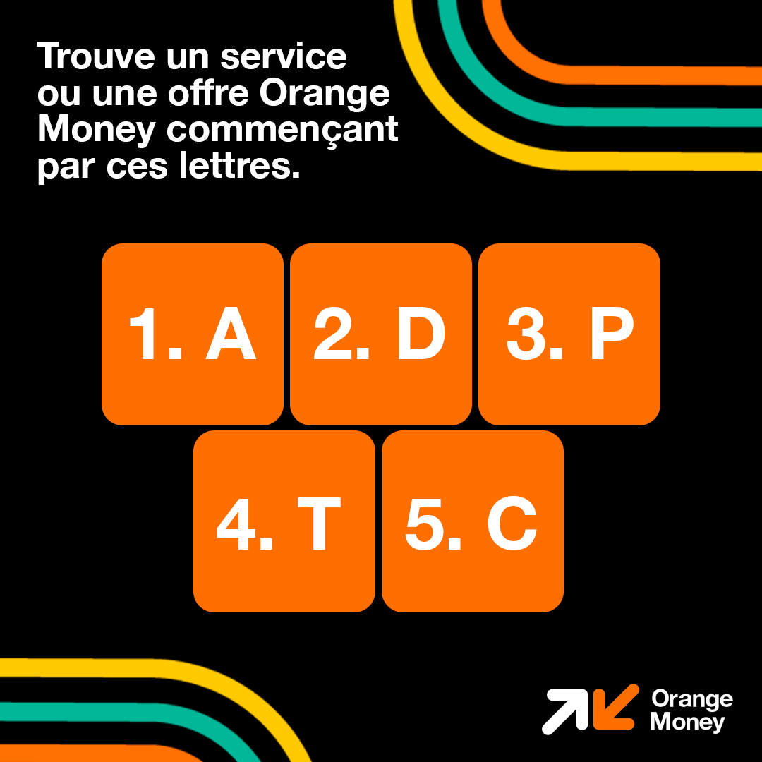 Vous connaissez les services de #OM ?
Laissez vos réponses dans les commentaires 📷

#OrangeMoney #om