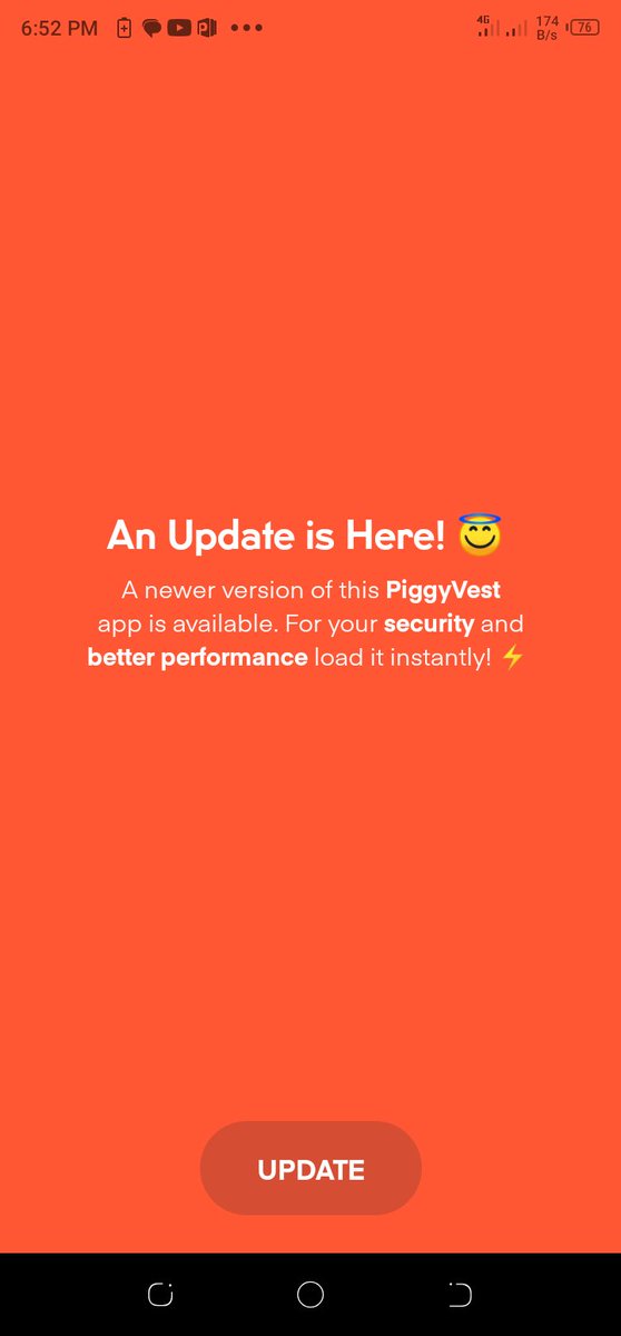 iamdebbyrose's tweet photo. Dear @PiggyBankNG I'm tired of having to perform this updating task each time I open my account. I'm tired!!! https://t.co/UdmhQo9BTf