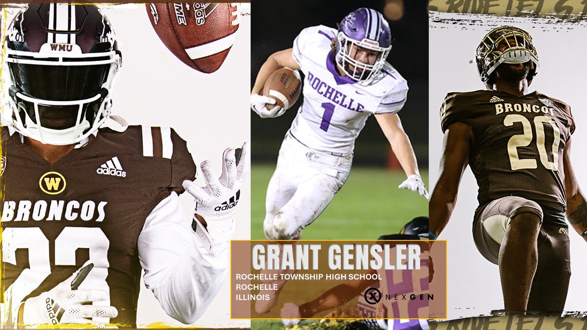 2025 S/RB Grant Gensler @GrantGensler10 Rochelle Twp. HS @RTHS_Football (Rochelle-Illinois) set for a visit tomorrow with Western Michigan University @WMU_Football