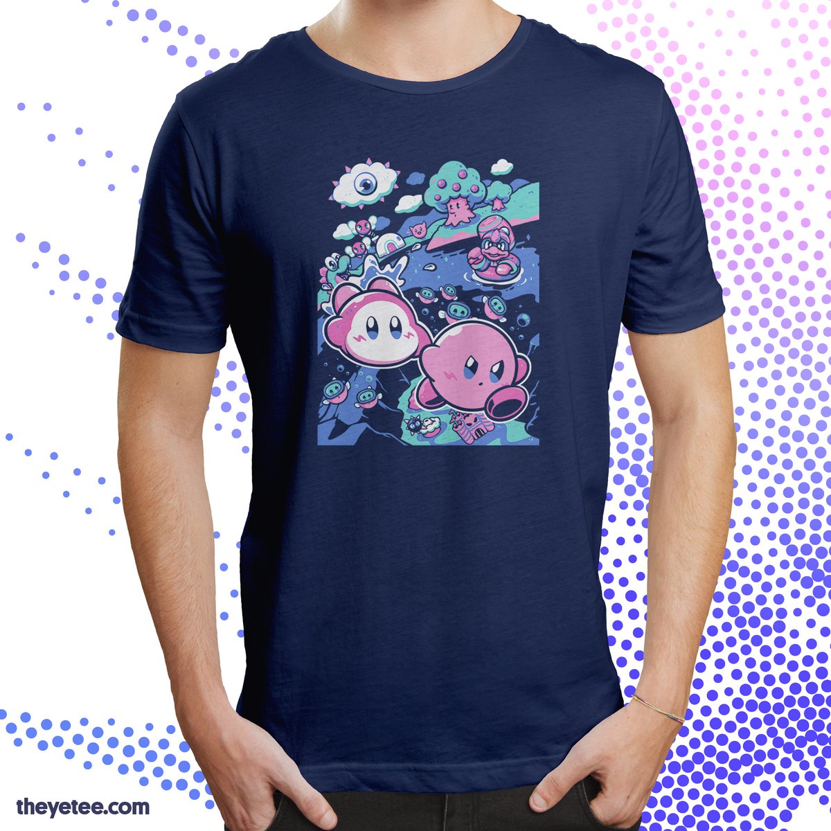 カービィ 「Something about this adventure feels… no」|The Yetee 🌈のイラスト