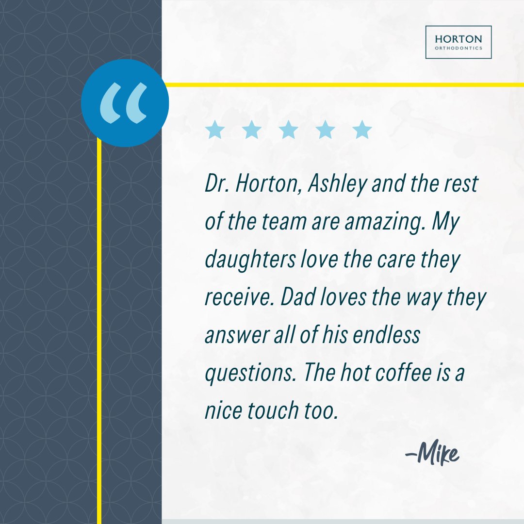 We love reading what our patients and parents have to say about Horton Orthodontics! 💙 Thank you for the 5-star review, Mike! ⭐

#PatientTestimonials #Review #Orthodontist #WoodburyMN