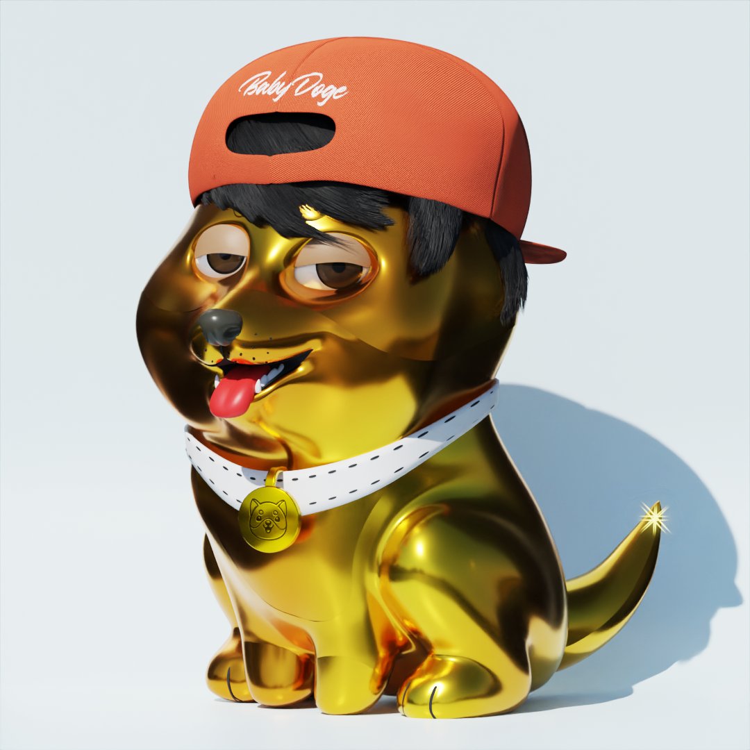 From a peaceful nap to a stylish makeover, this Baby Doge NFT woke up to a world of surprises! Now, with its ninja mouth, it's ready to embark on a 3D adventure like no other. Get ready to join the cutest explorer in town! 🐶✨ #BabyDoge #3DAdventure