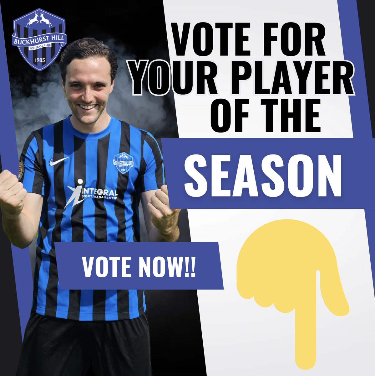 ⚽GET VOTING FOR YOUR PLAYER OF THE SEASON ⚽ CLICK HERE TO VOTE > rebrand.ly/556bqff or go to our website bhfc.co.uk