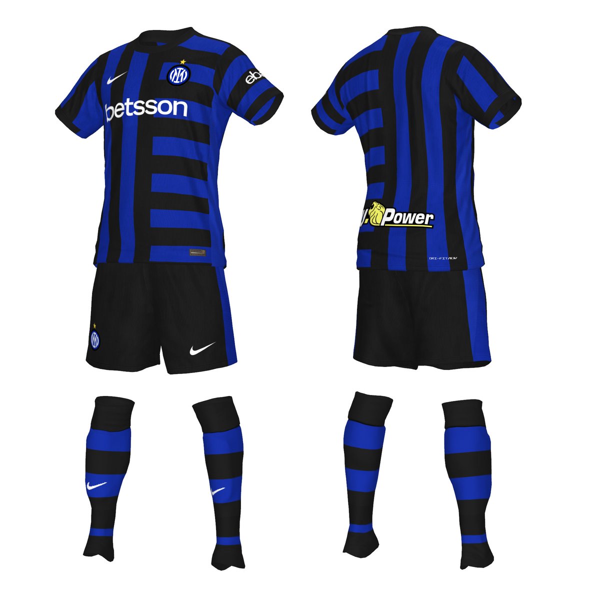 Leaked: Inter Milan Home Kit 24-25  

#pes2021 #pes21 #peskit #fc24 #kitmaker #eFootball2024 #adidasfootball #InterMilan