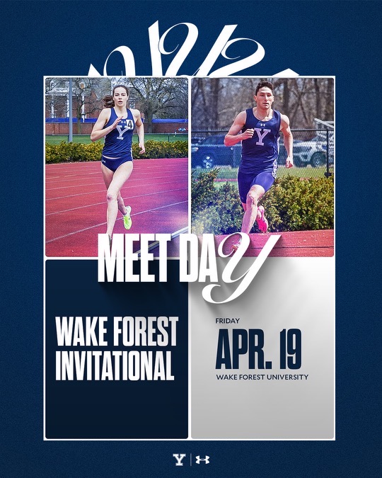 MEETDAY at Wake Forest! Meet Schedule ➡ tinyurl.com/yrc722d6 Live Results ➡ tinyurl.com/5c3uywwk #ThisIsYale