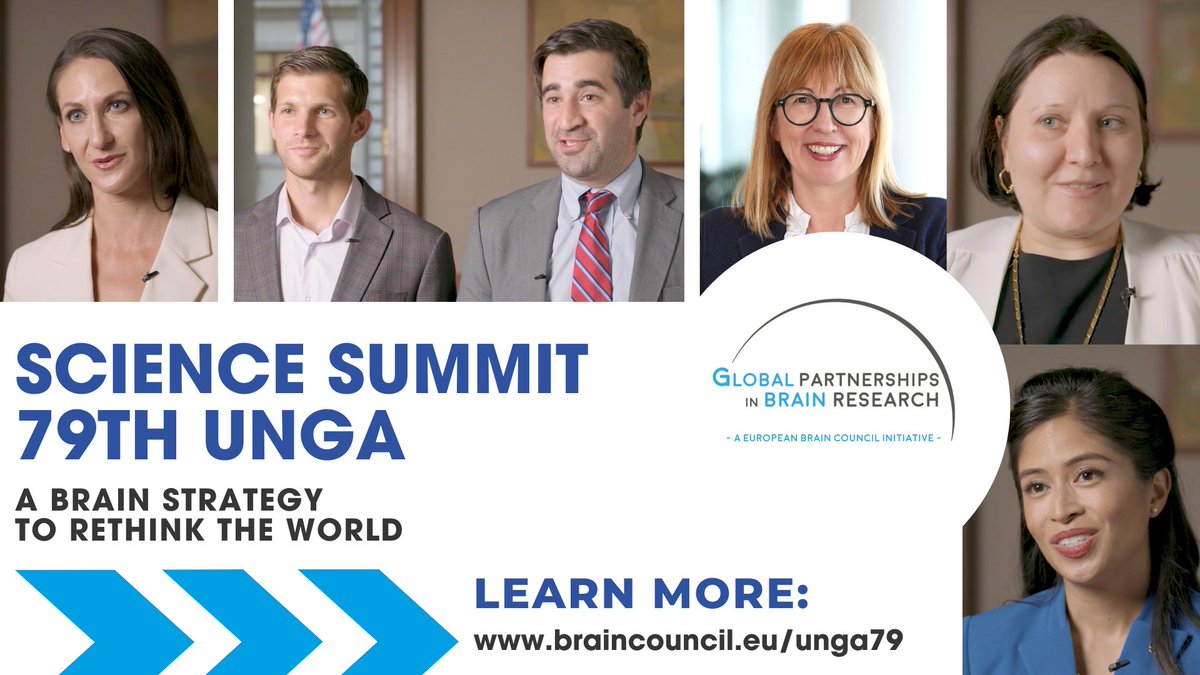 On 19-20 Sept, EBC, in partnership with @AllianceBrain will hold a two day event at the Science Summit of the 79th @UN General Assembly to work towards tangible next steps in solidifying global efforts in brain health. 📽️ Rewatch last years' interviews: youtube.com/watch?v=uwkx5-…