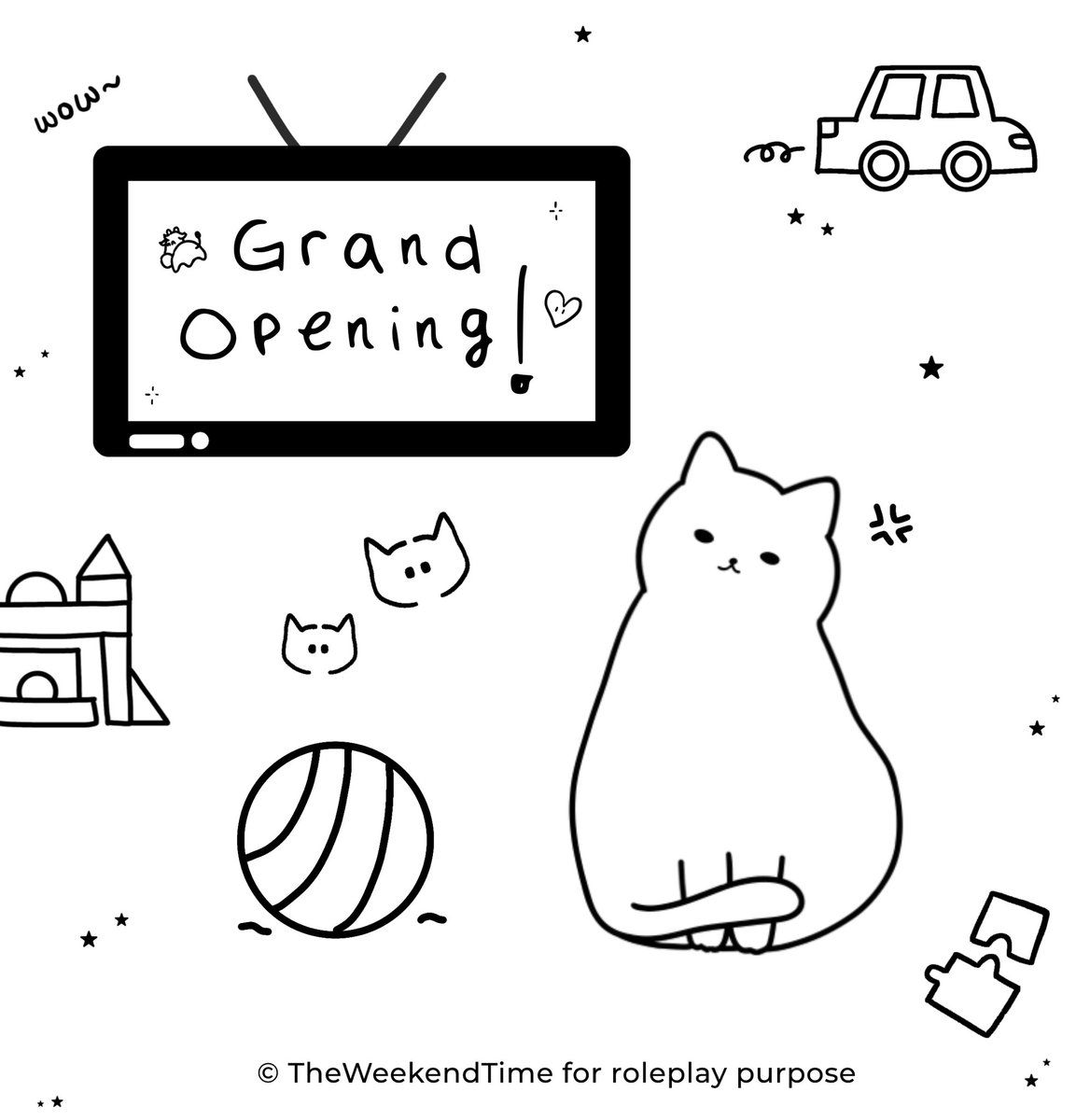𝐓𝐡𝐞 𝐖𝐞𝐞𝐤𝐞𝐧𝐝 𝐓𝐢𝐦𝐞 — Step through the gates, now we're officially open gates! join us and be the part of cute kitties in this world. Embark on a journey of happiness and togetherness as we spend our times and days ahead.