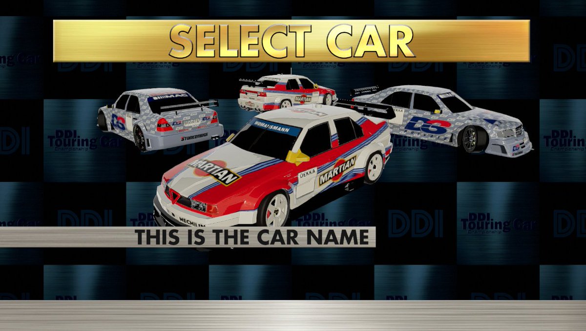 Working on the menus for DDI Touring Car Championship

Wishlist here: store.steampowered.com/app/2935620/DD…

#indiedev #btcc #dtm #itc #jgtc #arcade #racinggame #simracing #moza #logitech #sega #namco #90s #steam #xbox #playstation #nintendo