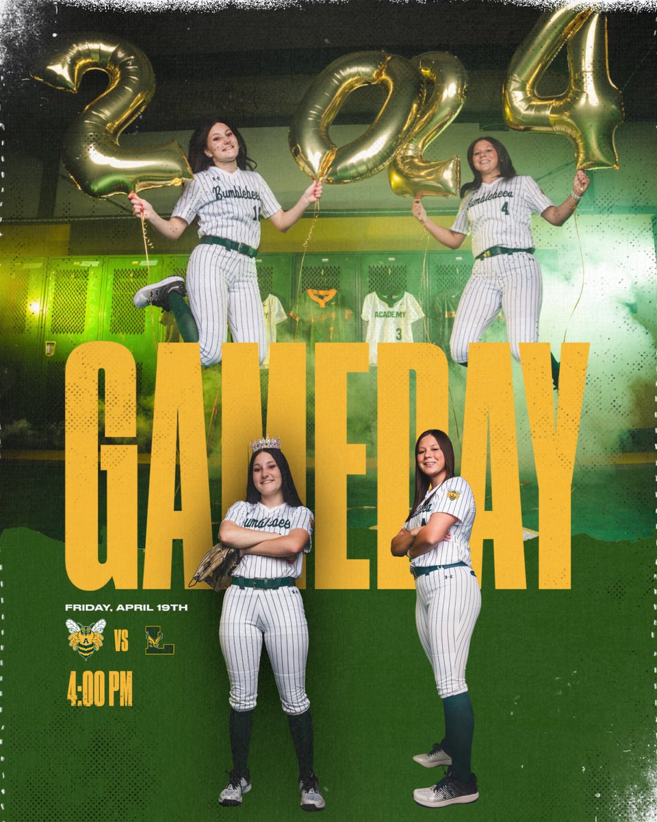 It’s GAMEDAY and SENIOR NIGHT for the Lady Bees! Come out, pack the stands, and stay after the game to support our seniors for their senior ceremony!

🗓️ April 19, 2024
🆚 Lexington Eagles
📍 Academy High School
⌚️ 4:00 PM