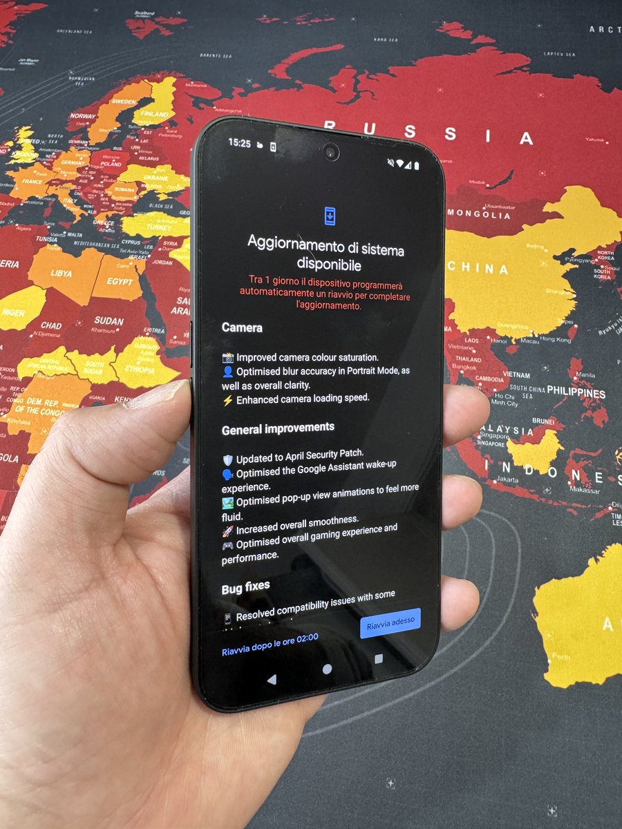 MikyAncona's tweet photo. Nothing Phone 2a si aggiorna ancora …. Miglioramenti della fotocamera , miglioramenti generali e patch sicurezza aggiornate !
https://t.co/5Lcge3xDFM @nothing
#nothing #nothingphone #nothingphone2a #phone #phone2 #phone2a #firmware #update #android #mikyancona https://t.co/afNgybOvSL